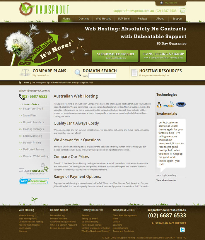 NewSprout Hosting